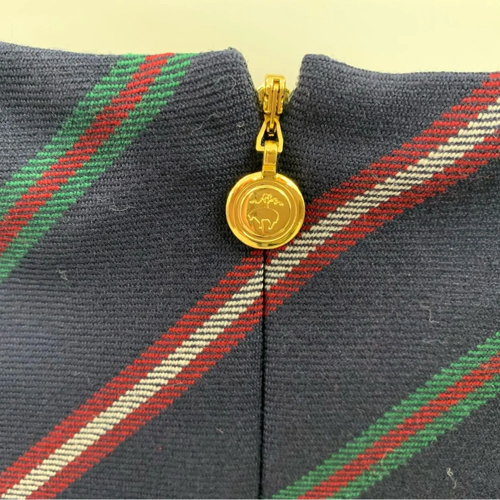 Brooks Brothers Red Fleece Striped Dress - Picture 6 of 9